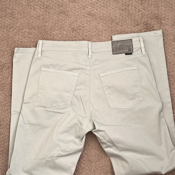 AG Adriano Goldschmied The Graduate Trousers Tailored Leg Pants Size 31R Gray - Picture 5 of 5